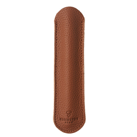 Leather Pen Sleeve Brown