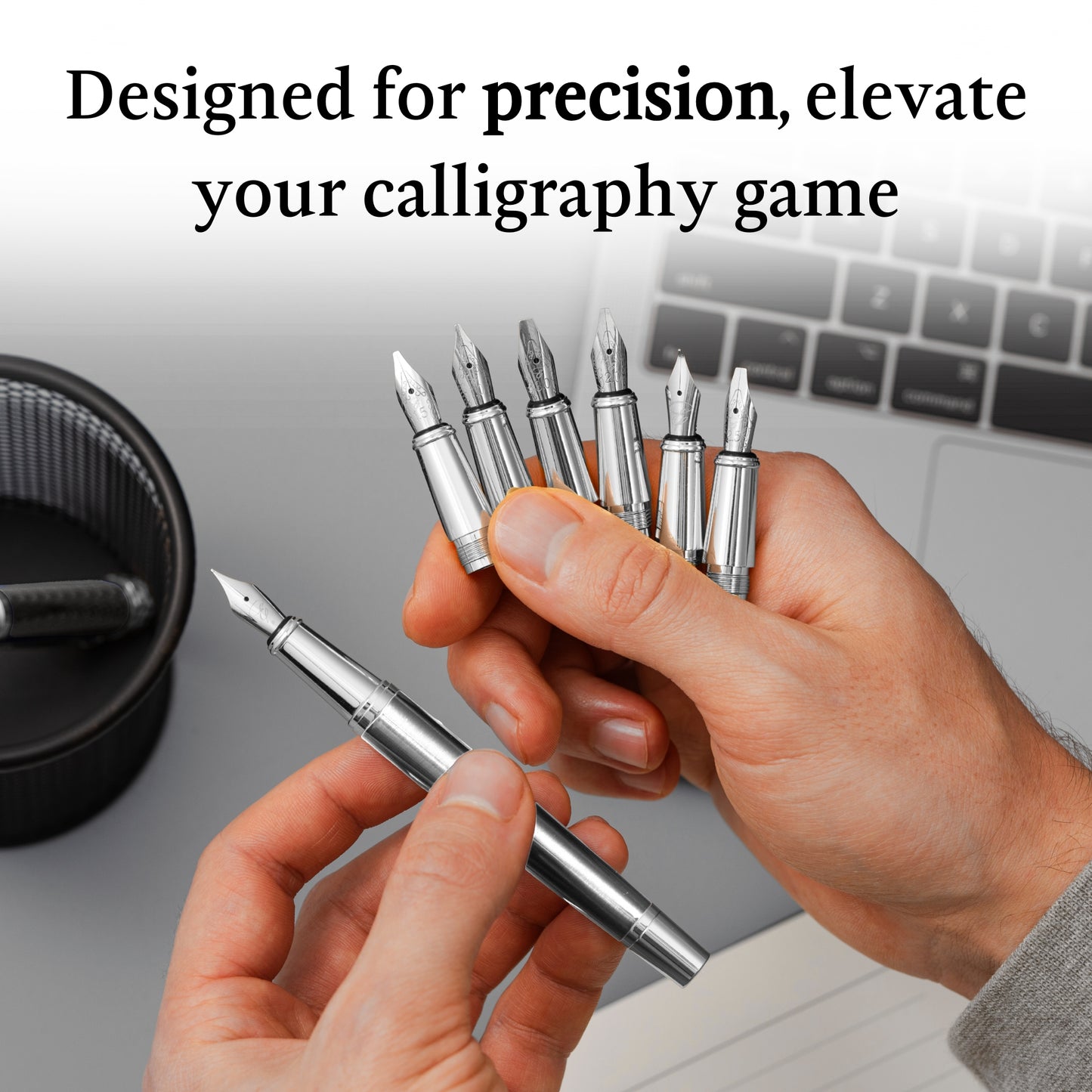 Silver Sonata Marrakesh Calligraphy Set