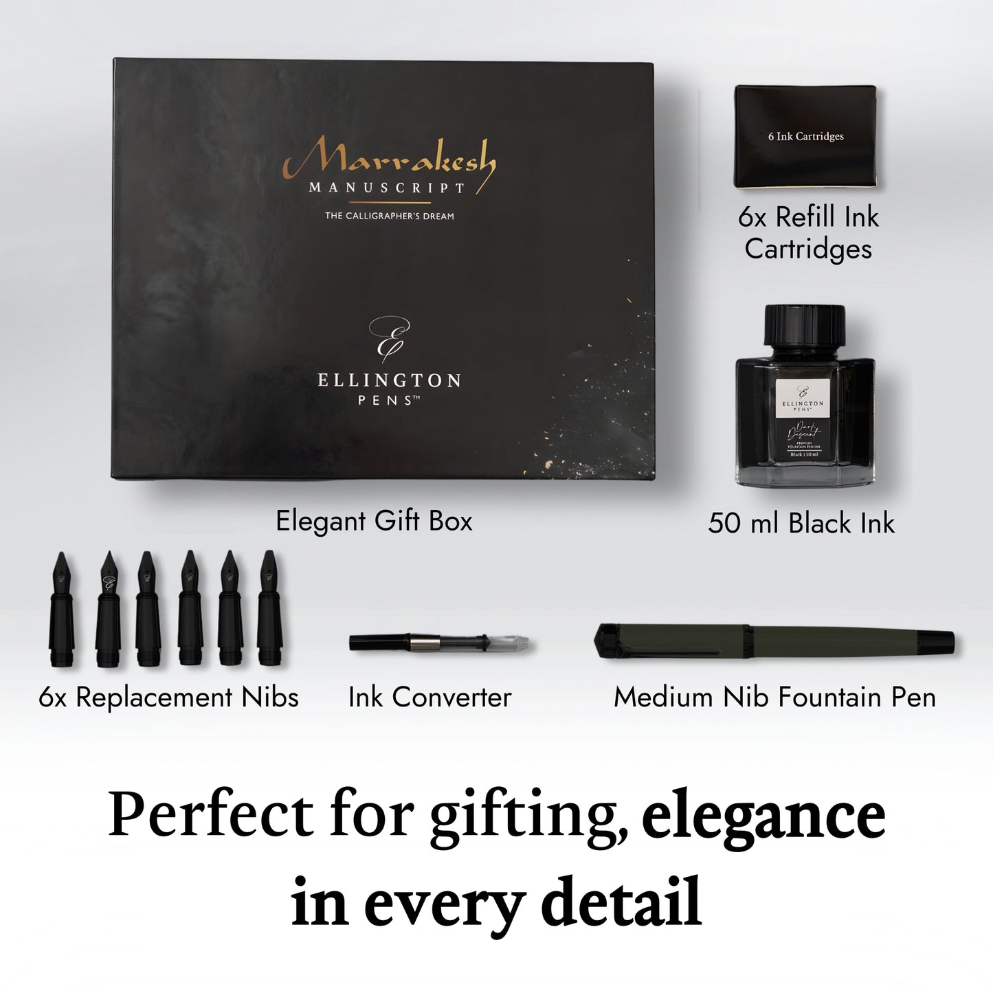 Shadow Pine Marrakesh Calligraphy Set
