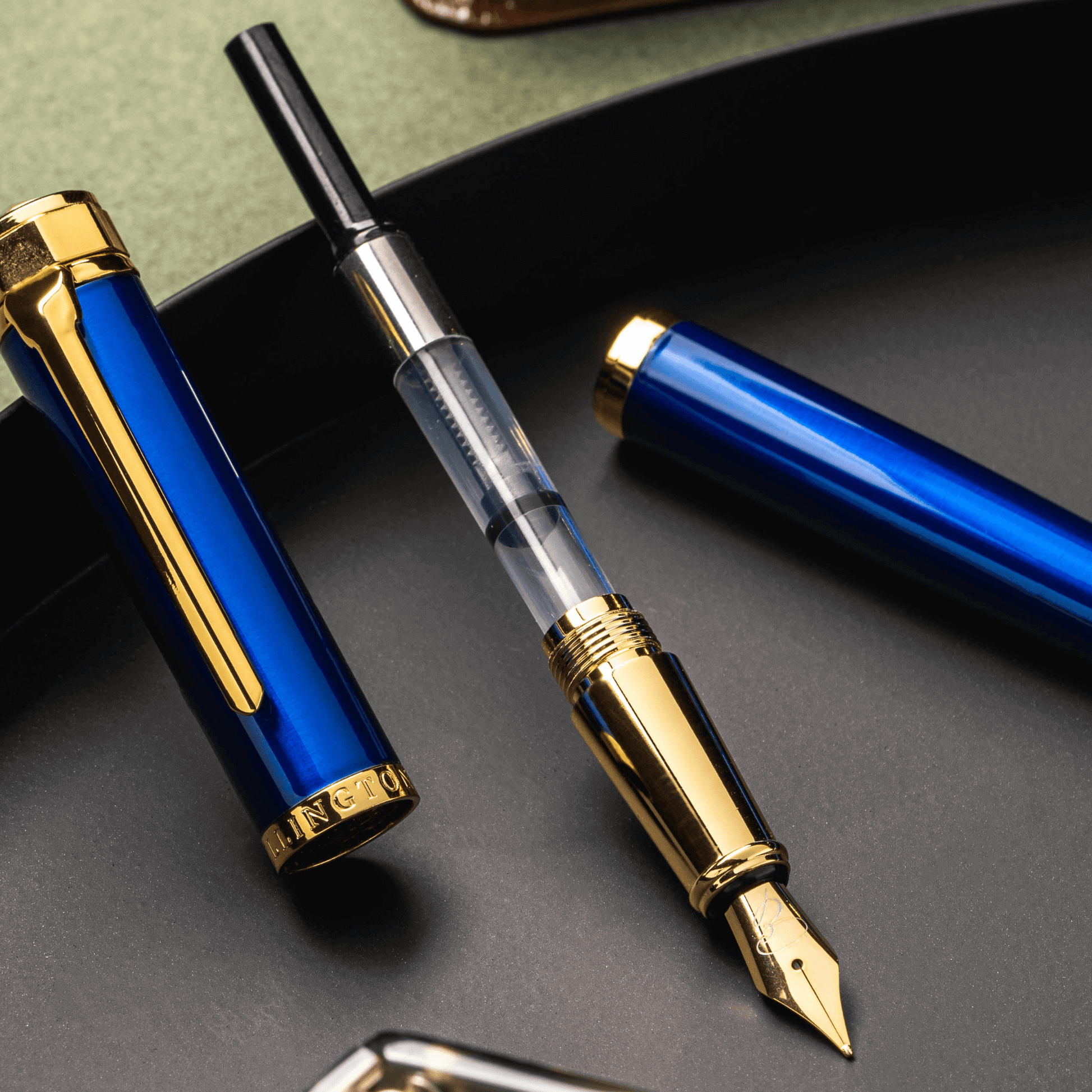 Replacement Nib with Ink Converter - Gold fountain pen