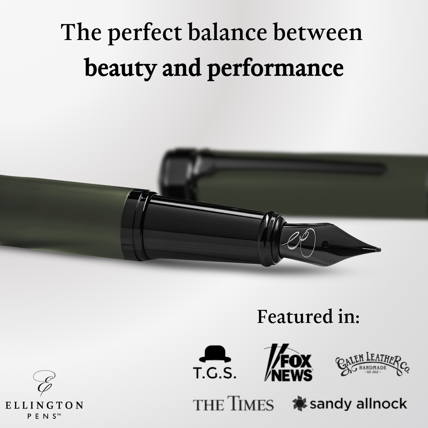 Shadow Pine Matte Fountain Pen