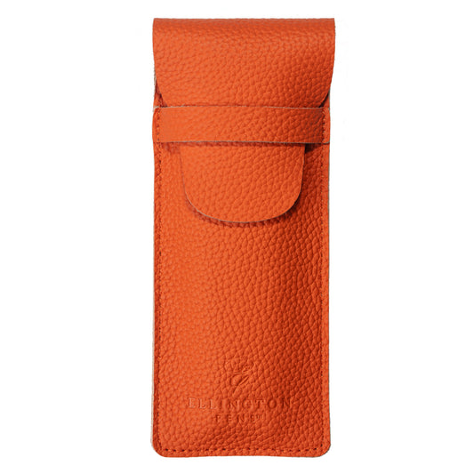Leather Pen Case Orange