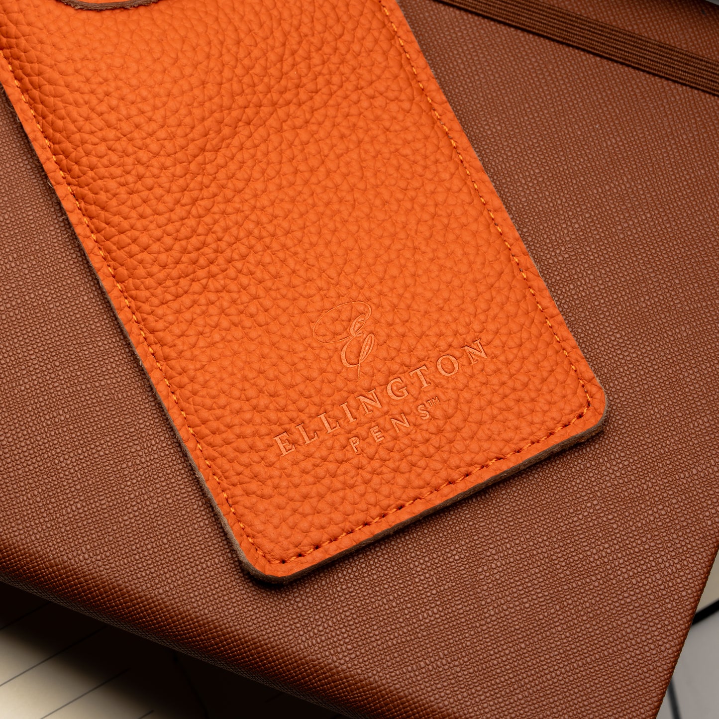 Leather Pen Case Blue