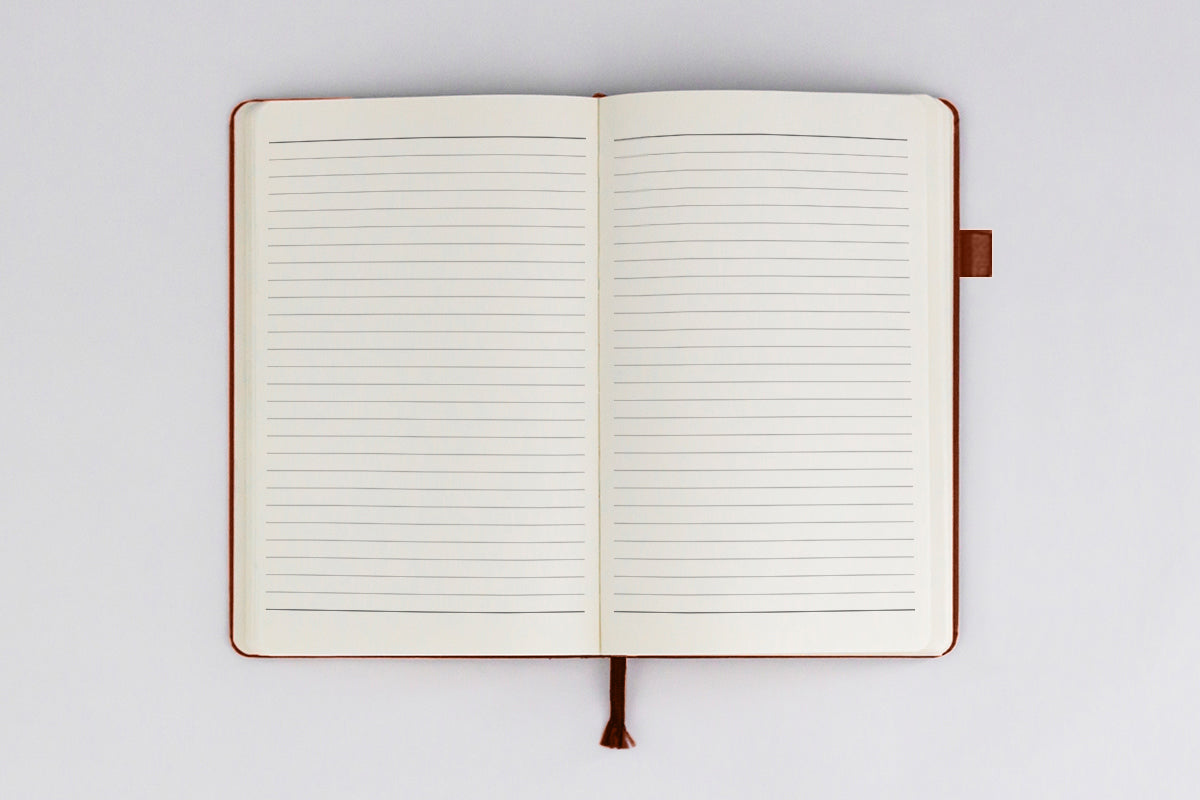Brown Journal - PU Saffiano Leather journal