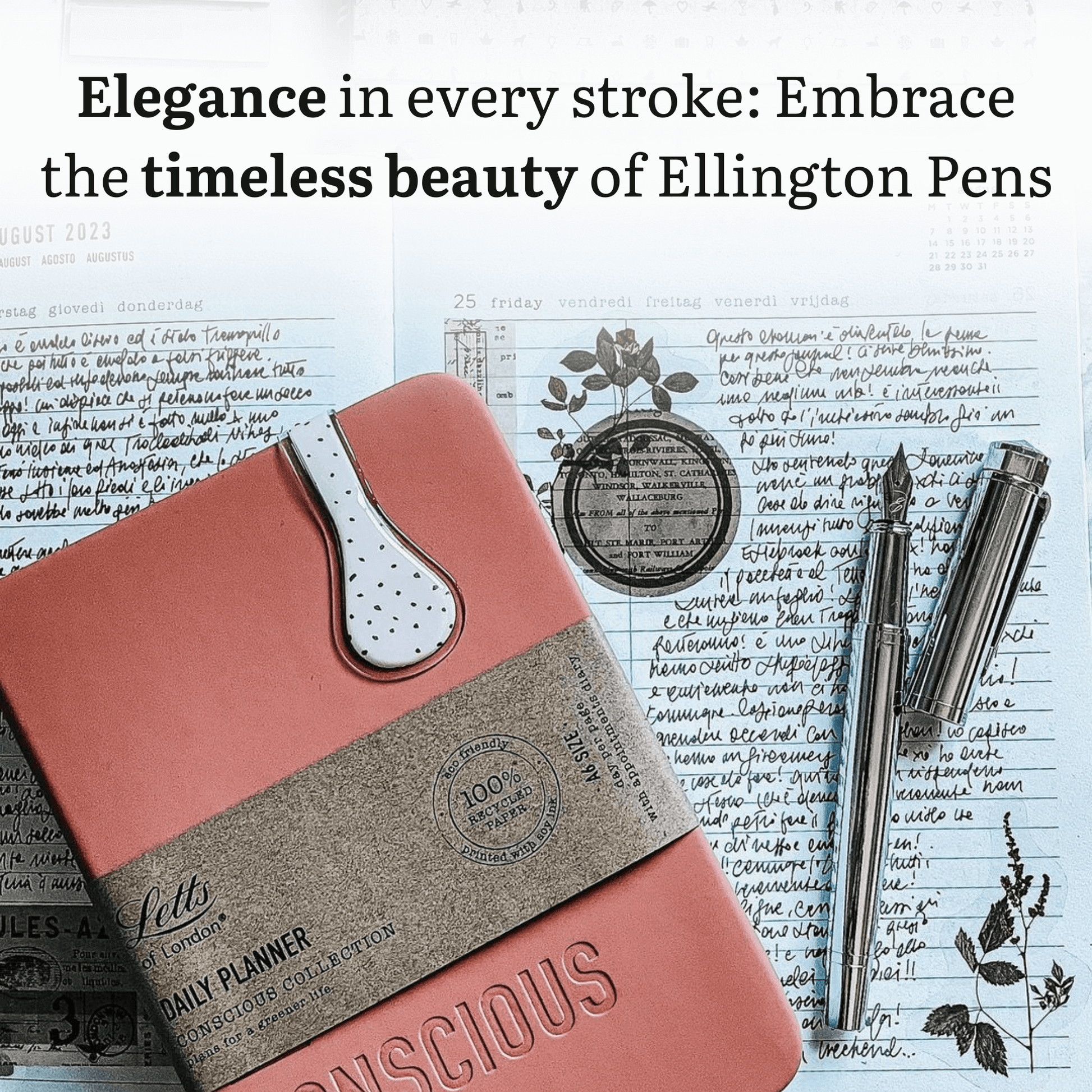 Silver Sonata Fountain Pen fountain pen