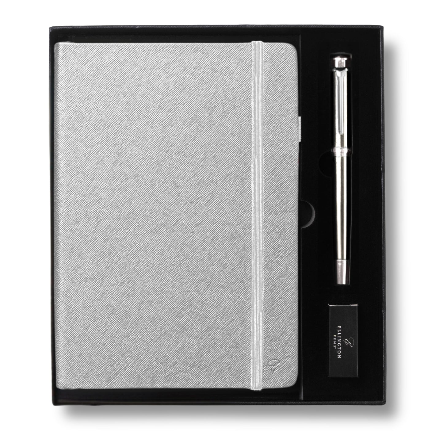 Silver Sonata Journal and Pen Gift Set