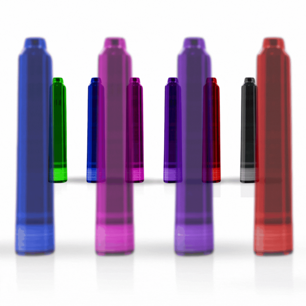 Refill Ink Cartridges - 24 Pack - Compatible with Ellington Pens 24 Vibrant Ink
