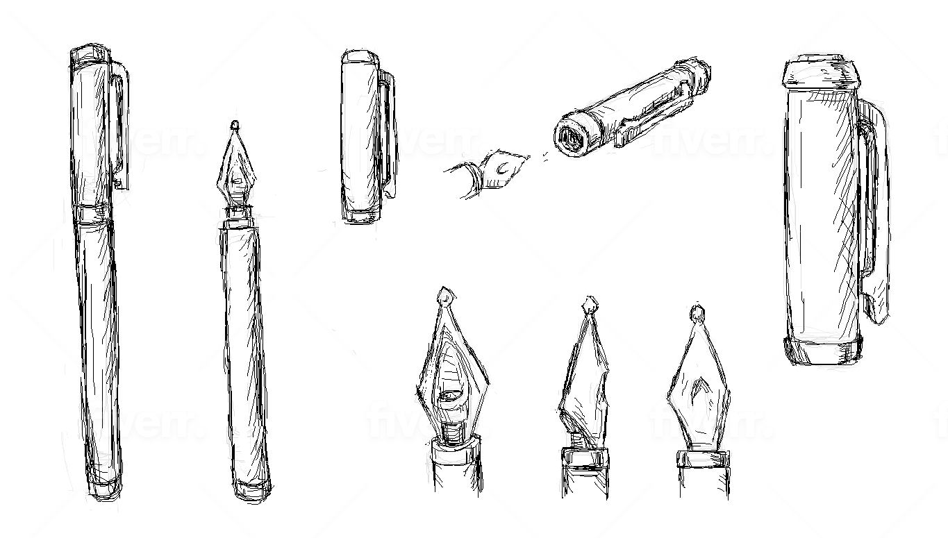 Ellington Pens pen study