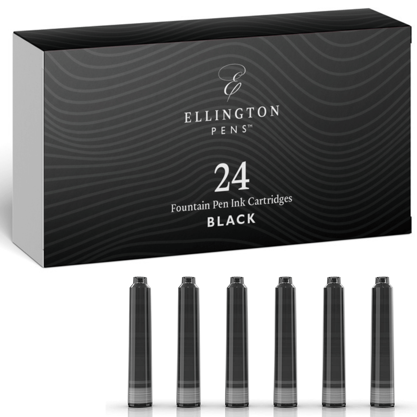 Refill Ink Cartridges - 24 Pack - Compatible with Ellington Pens