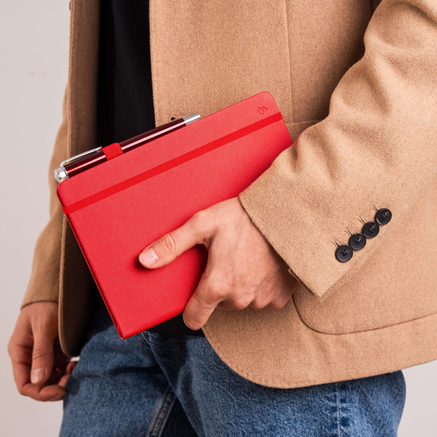 Scarlet Slate Journal and Pen Gift Set fountain pen