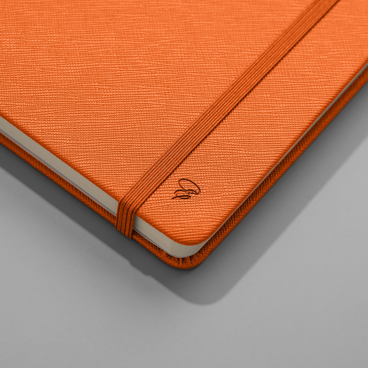 Orange Journal - PU Saffiano Leather