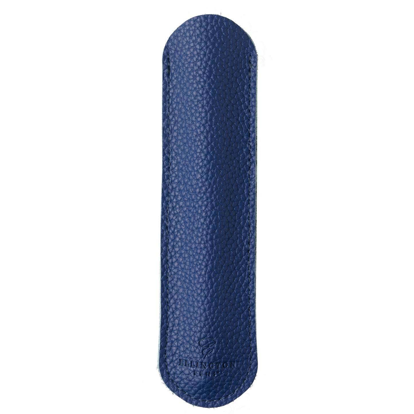 Leather Pen Sleeve Blue