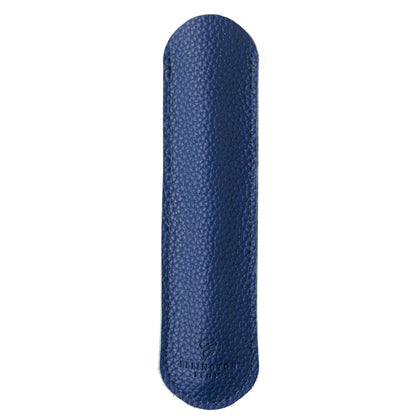 Leather Pen Sleeve Blue