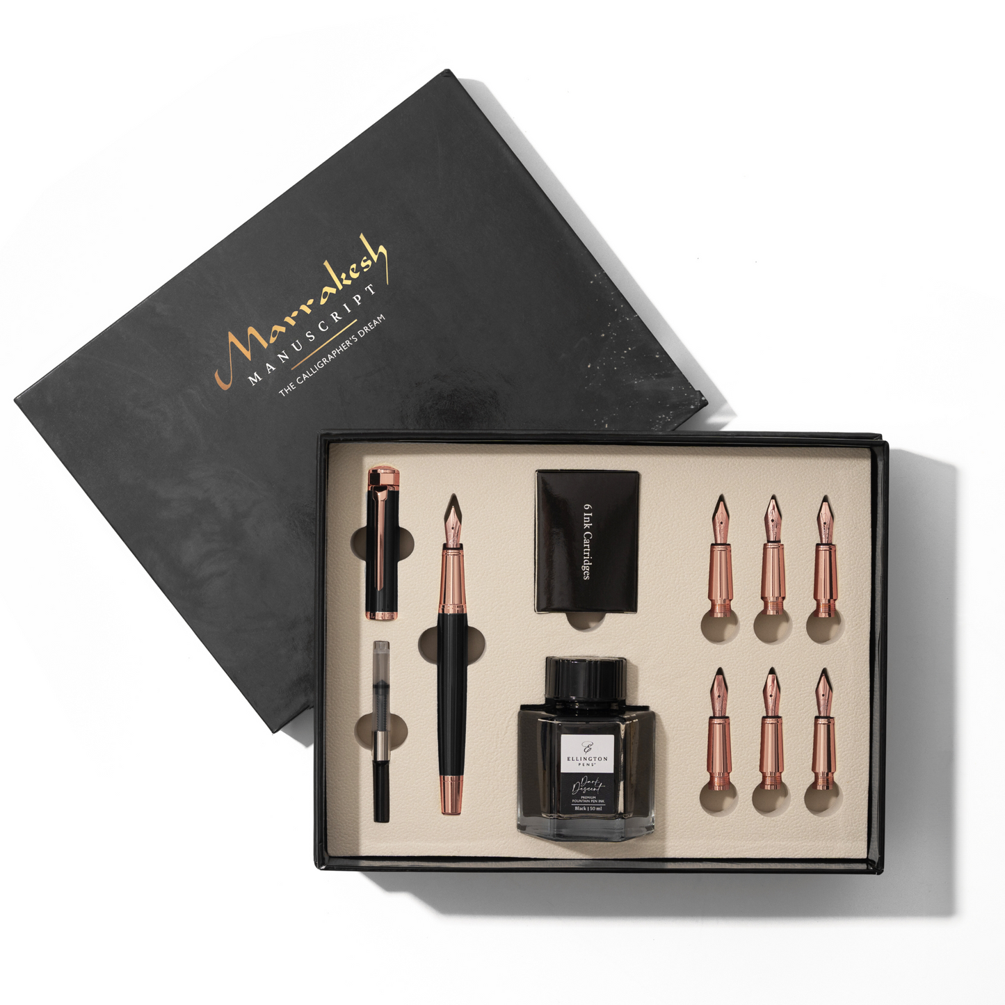 Midnight Rose Marrakesh Calligraphy Set