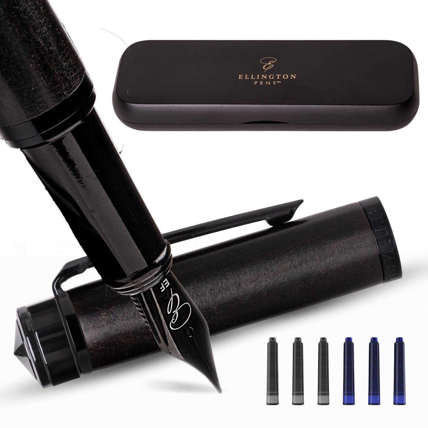Ebon Elegance Blackwood Fountain Pen
