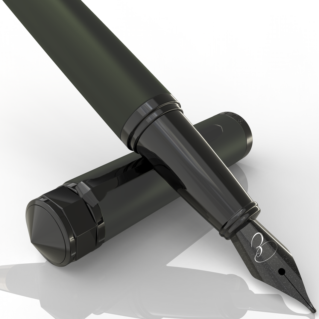 Shadow Ink Pen Ellington Pens - Luxury Fountain Pens