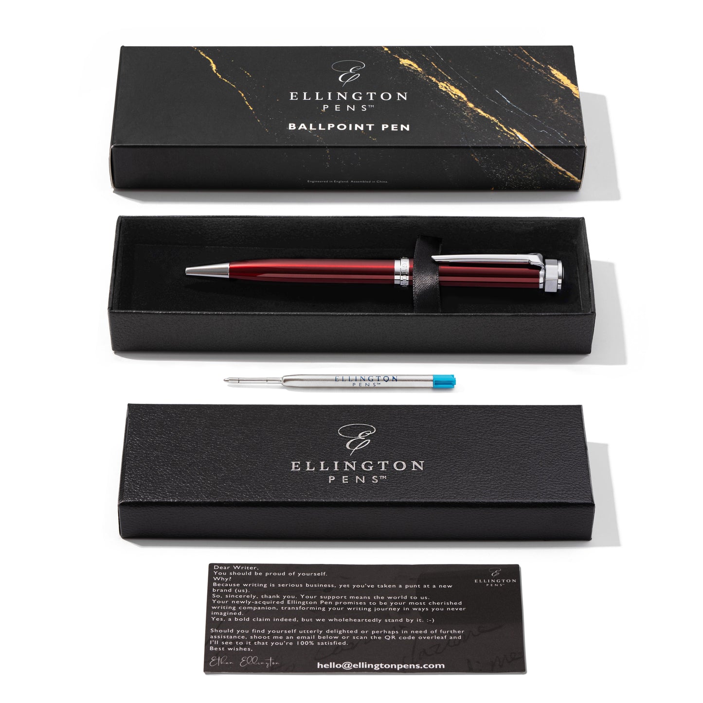 Scarlet Slate Ballpoint