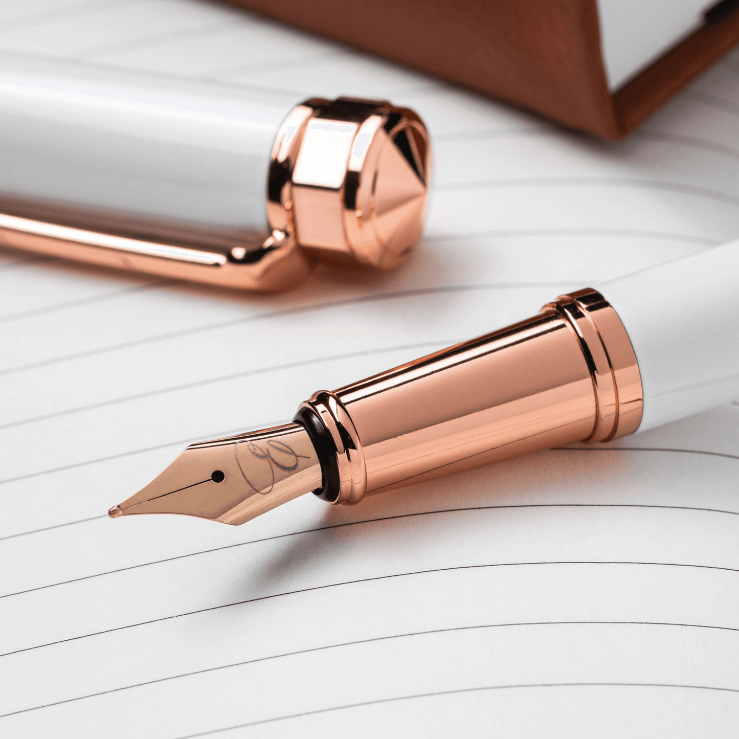 Replacement Nib with Ink Converter - Rose Gold fountain pen