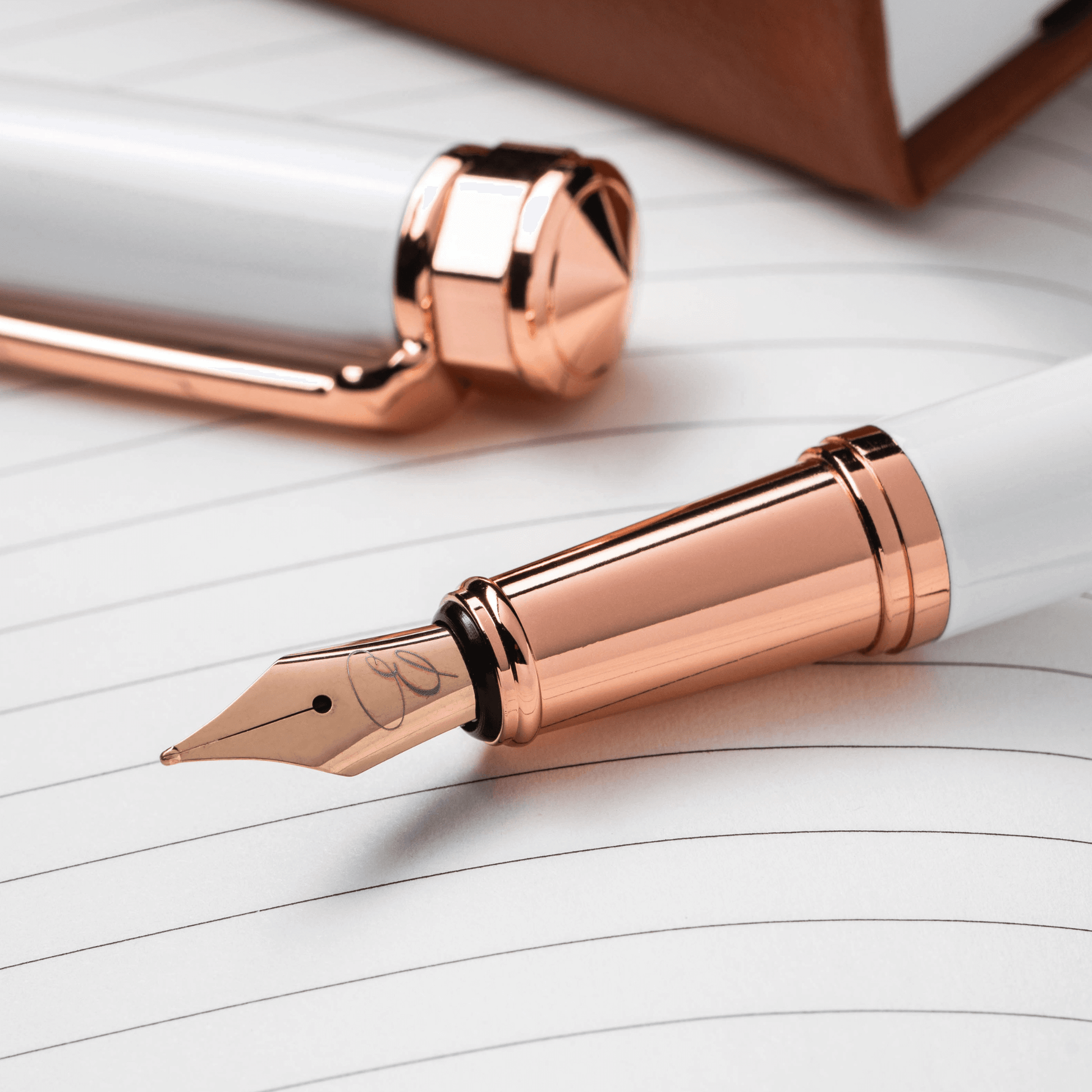 Replacement Nib with Ink Converter - Rose Gold fountain pen