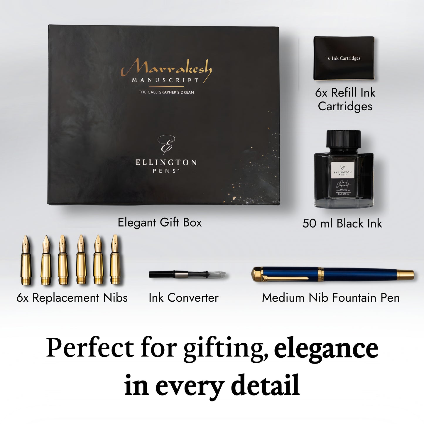The Nautilus Marrakesh Calligraphy Set