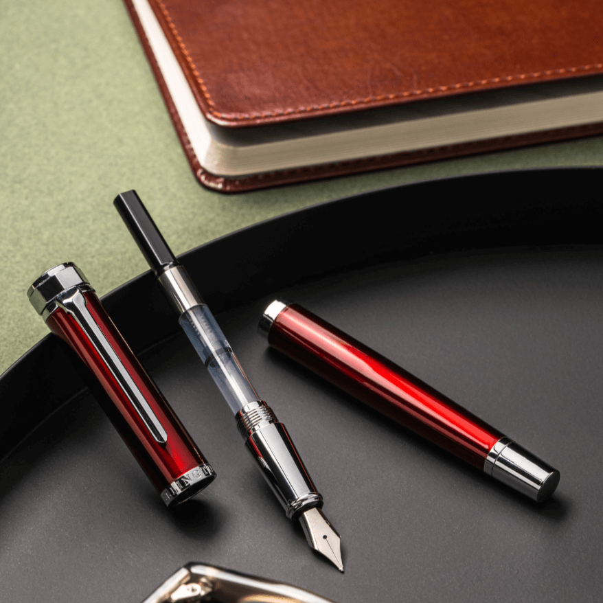 Scarlet Slate Fountain Pen