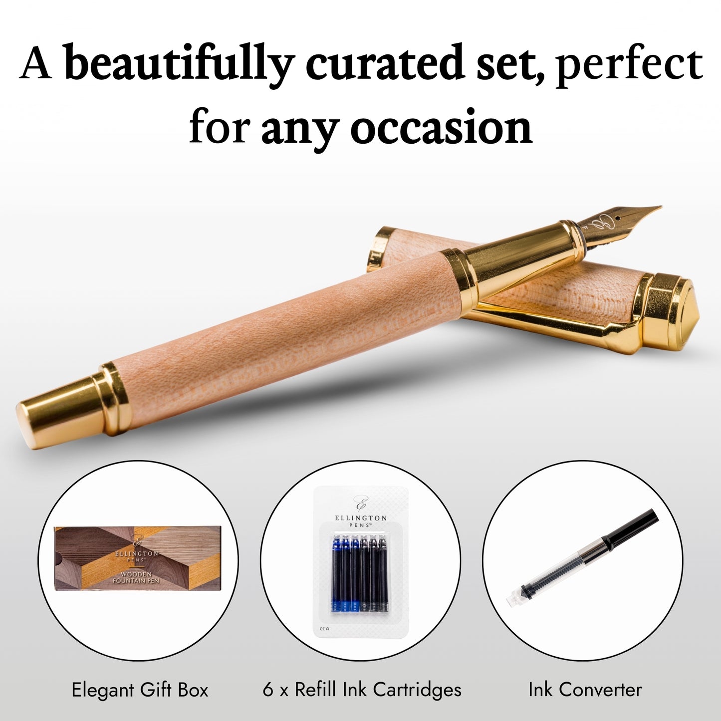 Maple Harmony Maplewood Fountain Pen