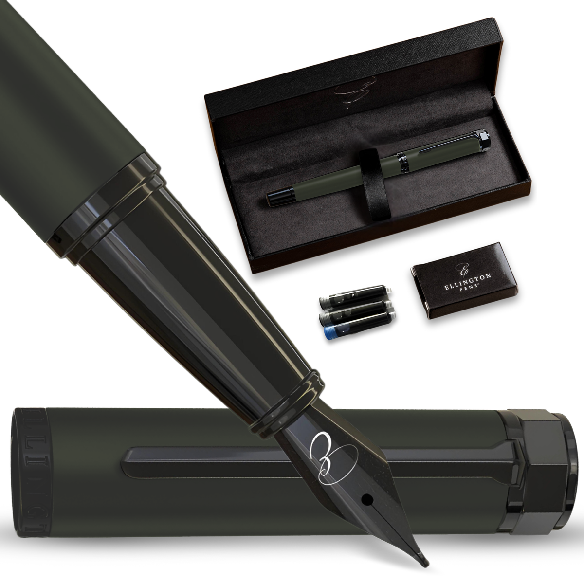 Shadow Ink Pen Shadow Pine Matte Fountain Pen