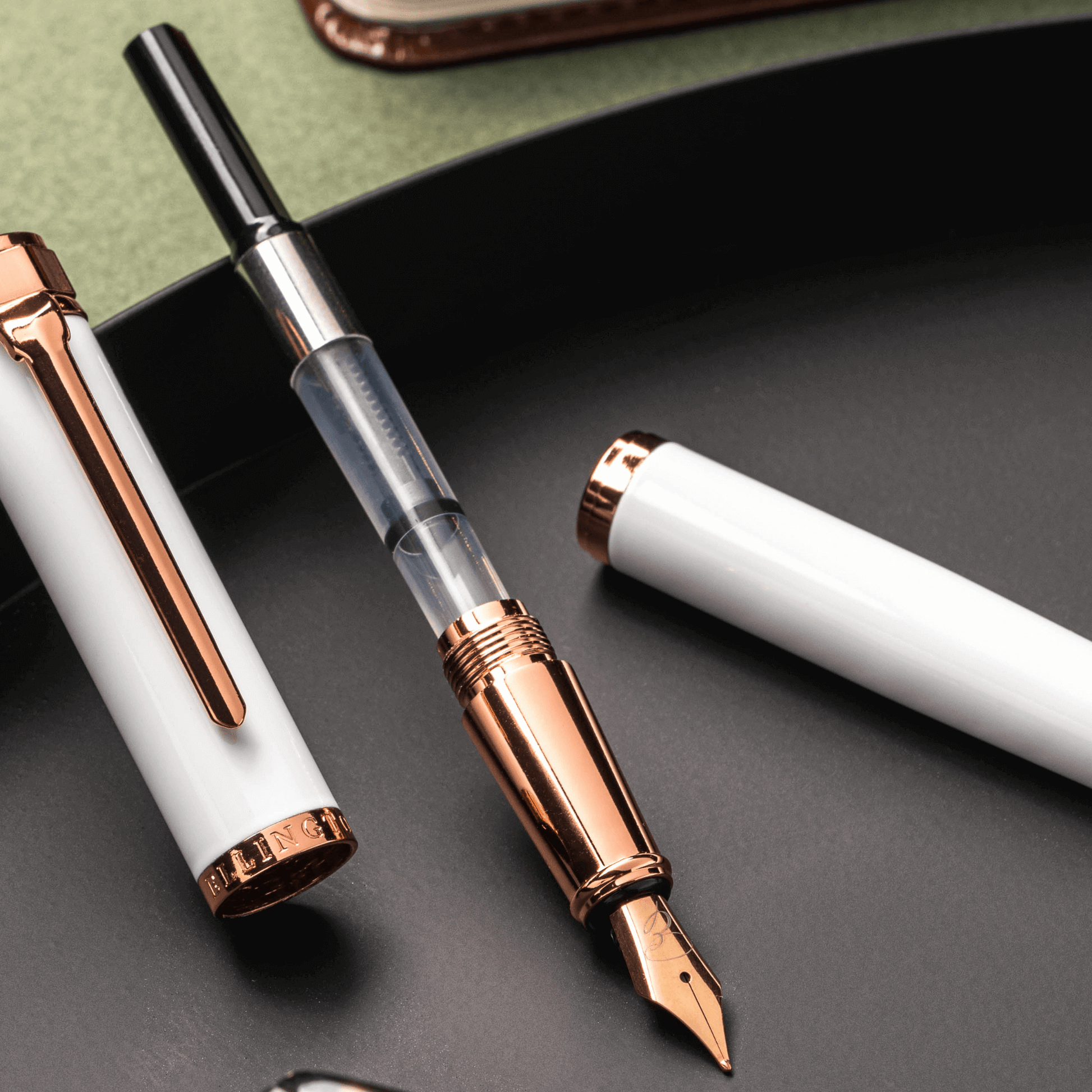 Replacement Nib with Ink Converter - Rose Gold fountain pen