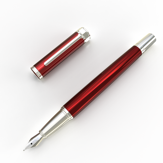 Scarlet Slate Fountain Pen