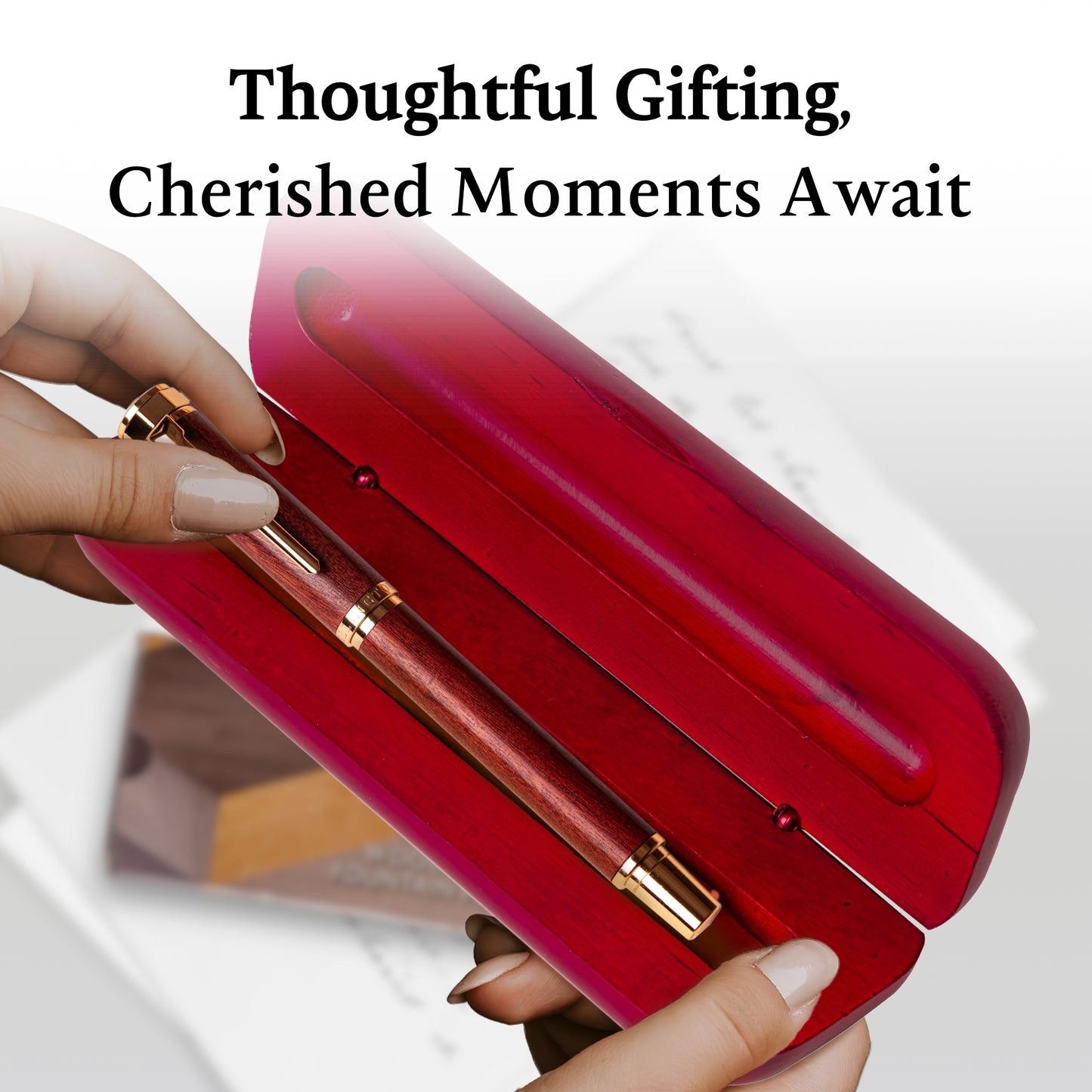 Rosewood Radiance Fountain Pen