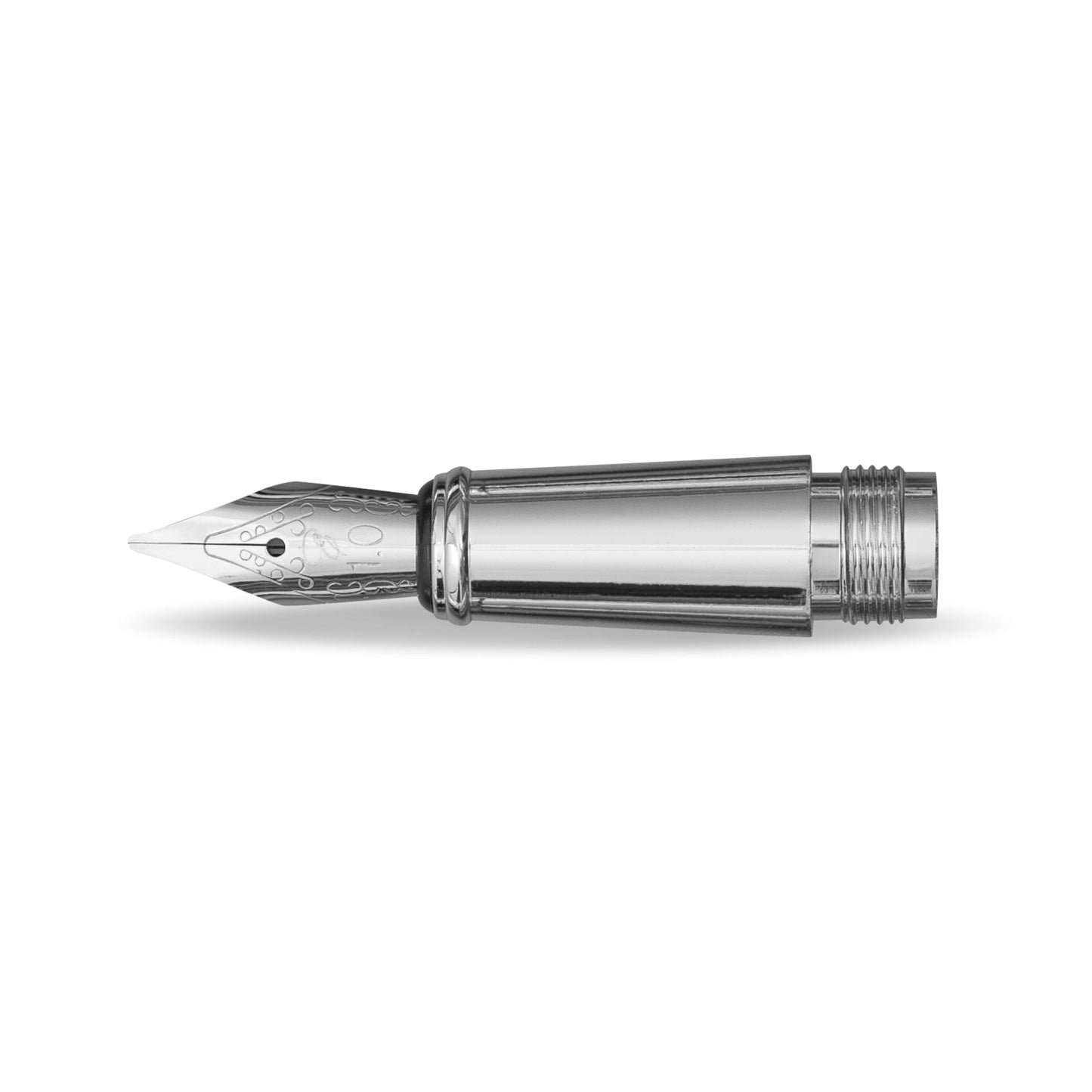 Replacement Nib with Ink Converter - Silver fountain pen