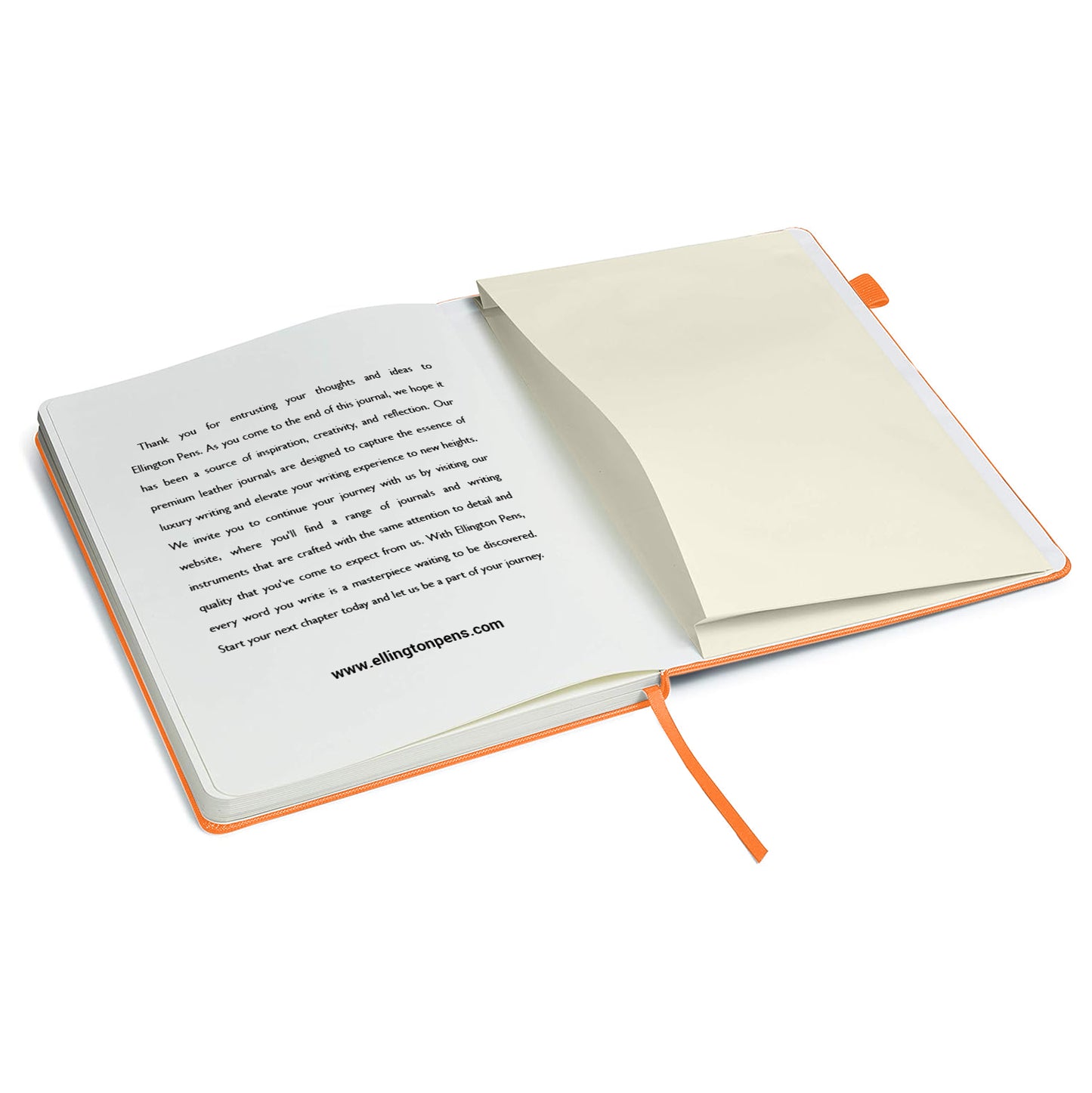 Orange Journal - PU Saffiano Leather