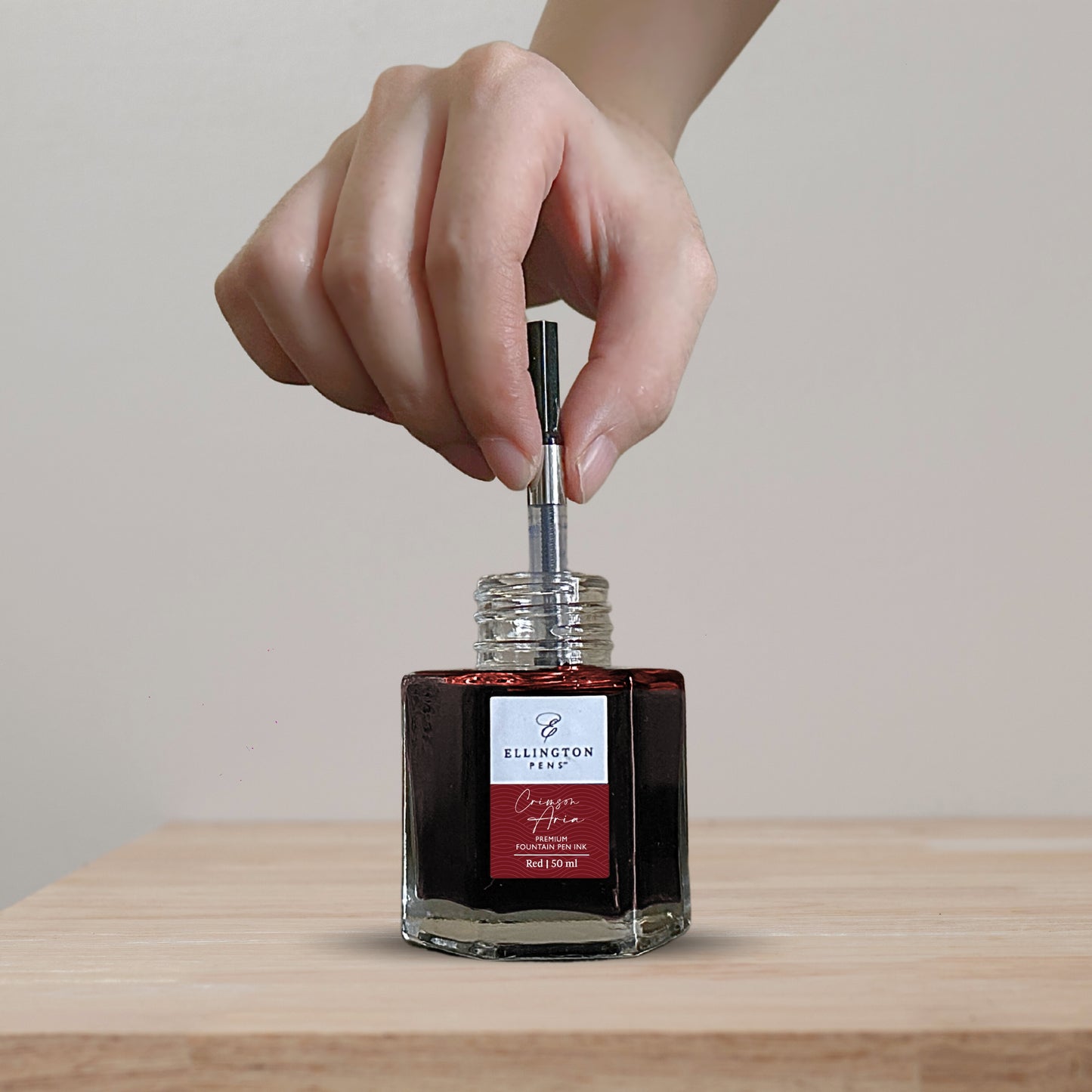 Ink Bottle Crimson Aria Red