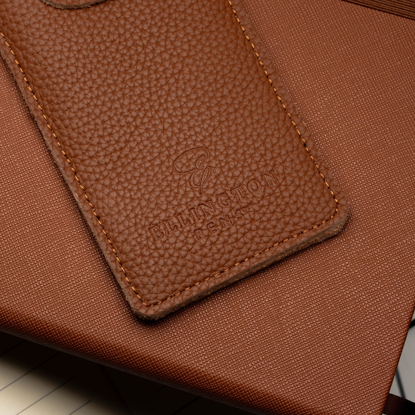 Leather Pen Case Blue
