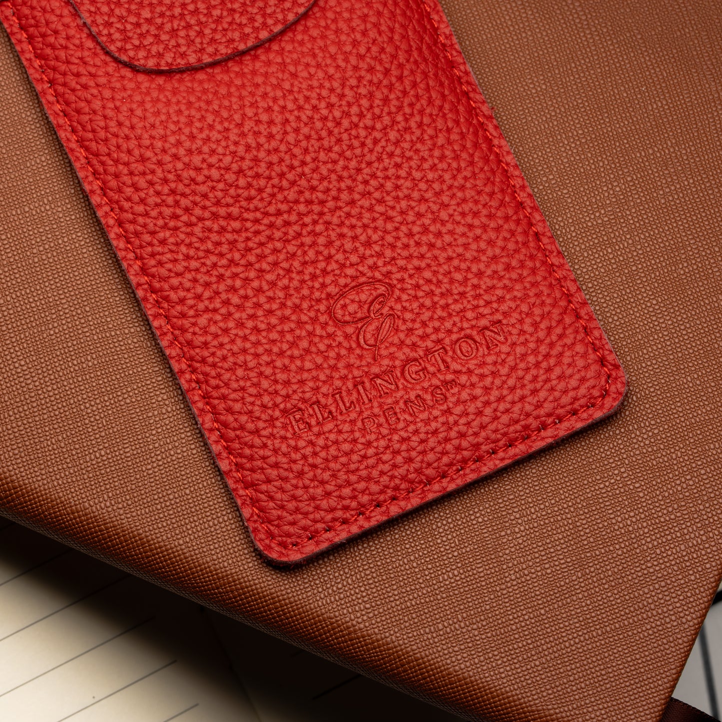 Leather Pen Sleeve Black