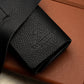 Leather Roll Pen Case Red