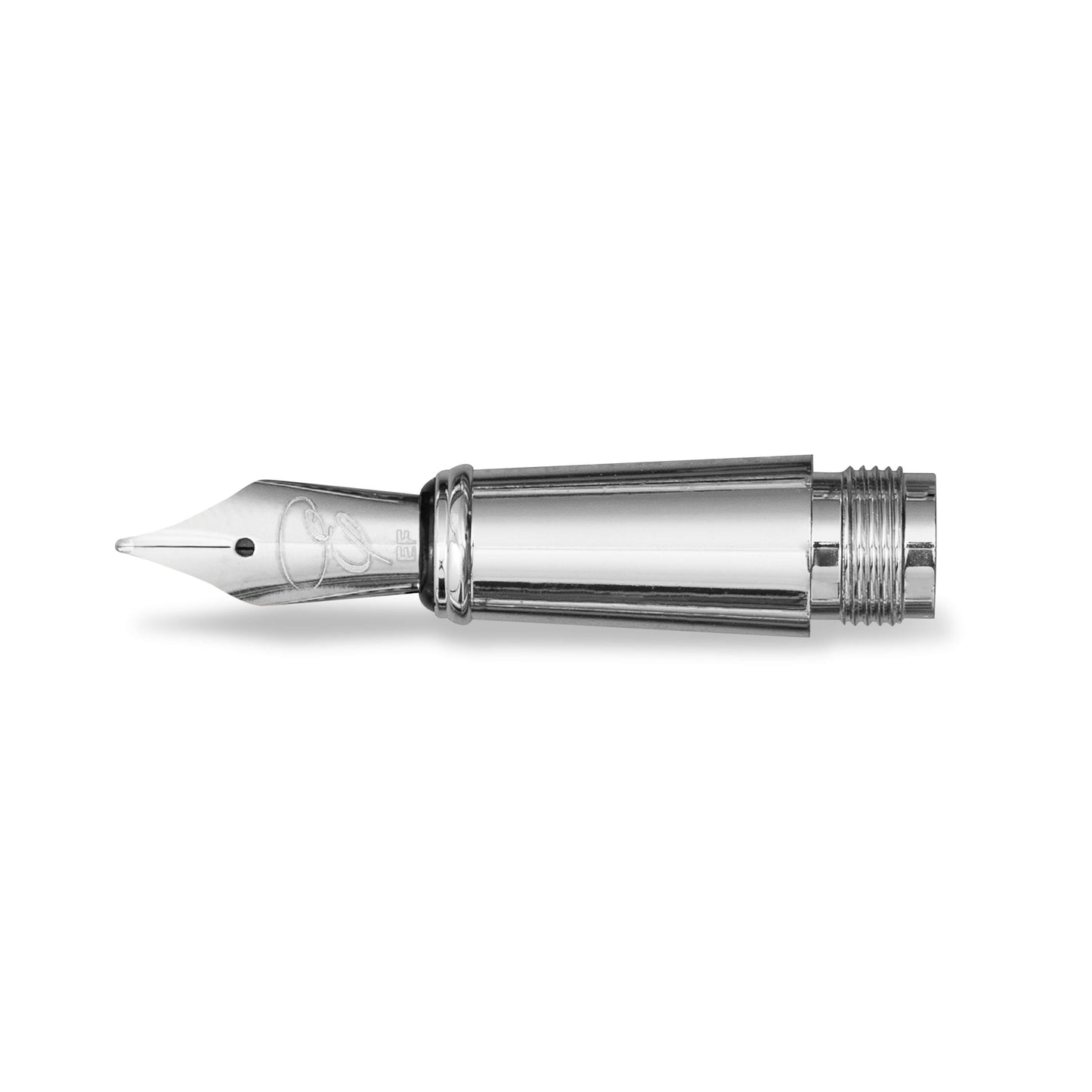 Replacement Nib with Ink Converter - Silver fountain pen