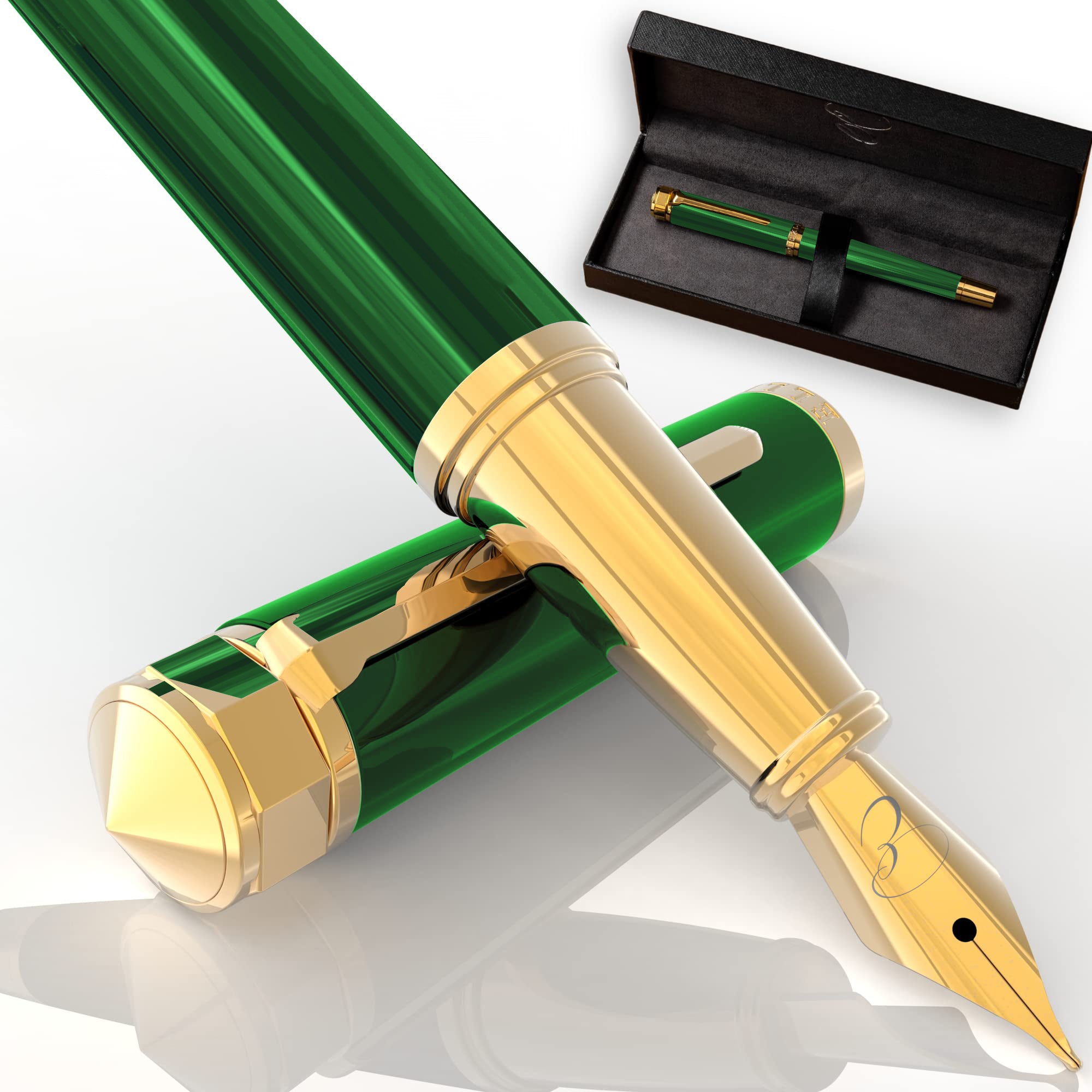 Emerald Enigma Fountain Pen