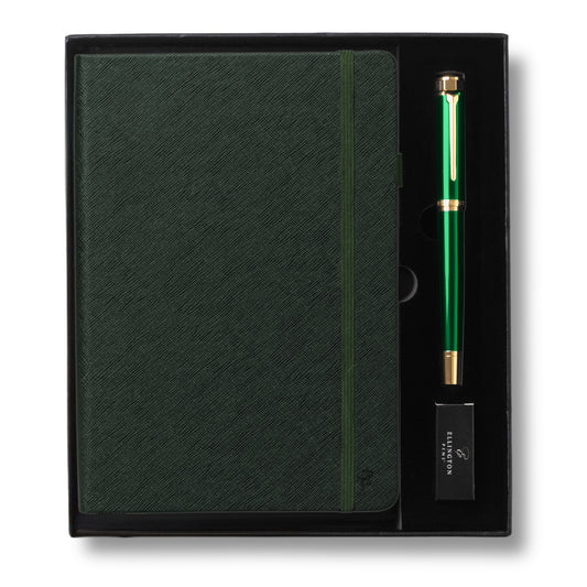 Emerald Enigma Journal and Pen Gift Set