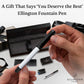 Ebony White Fountain Pen
