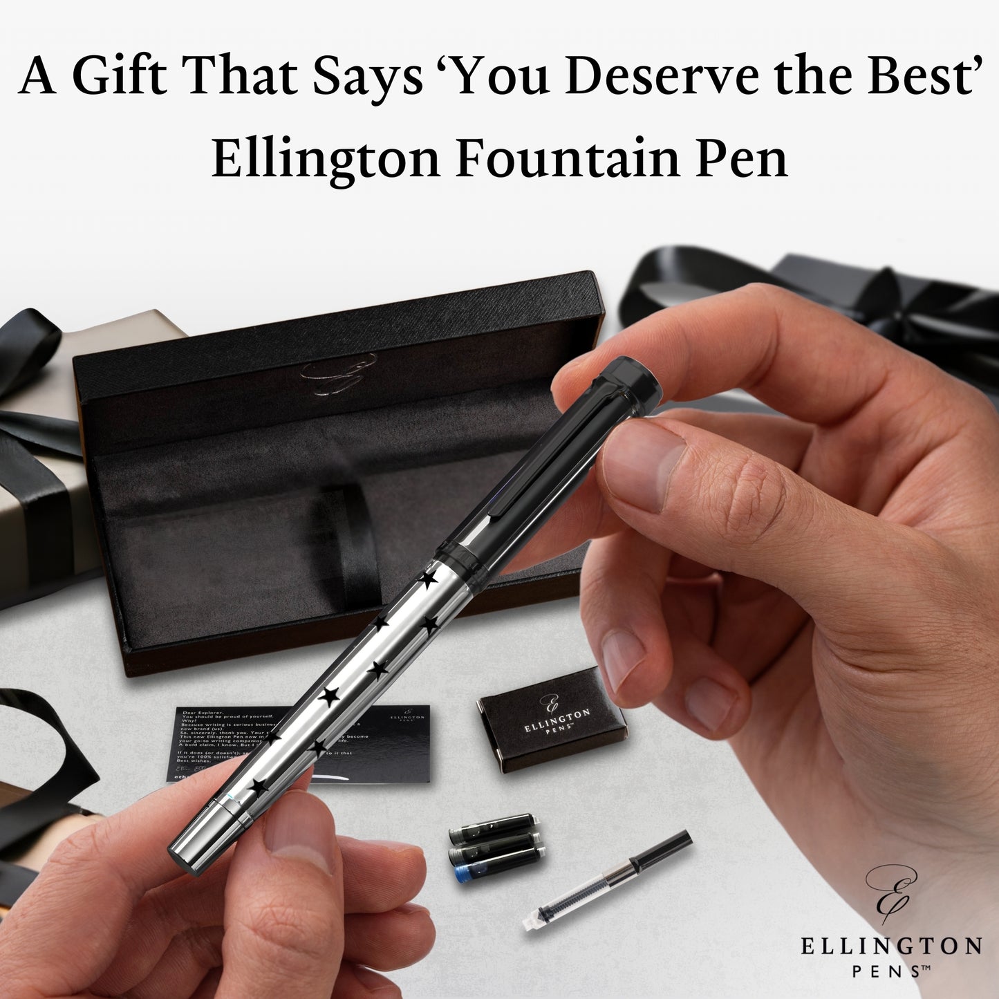 Cosmic Silver Fountain Pen