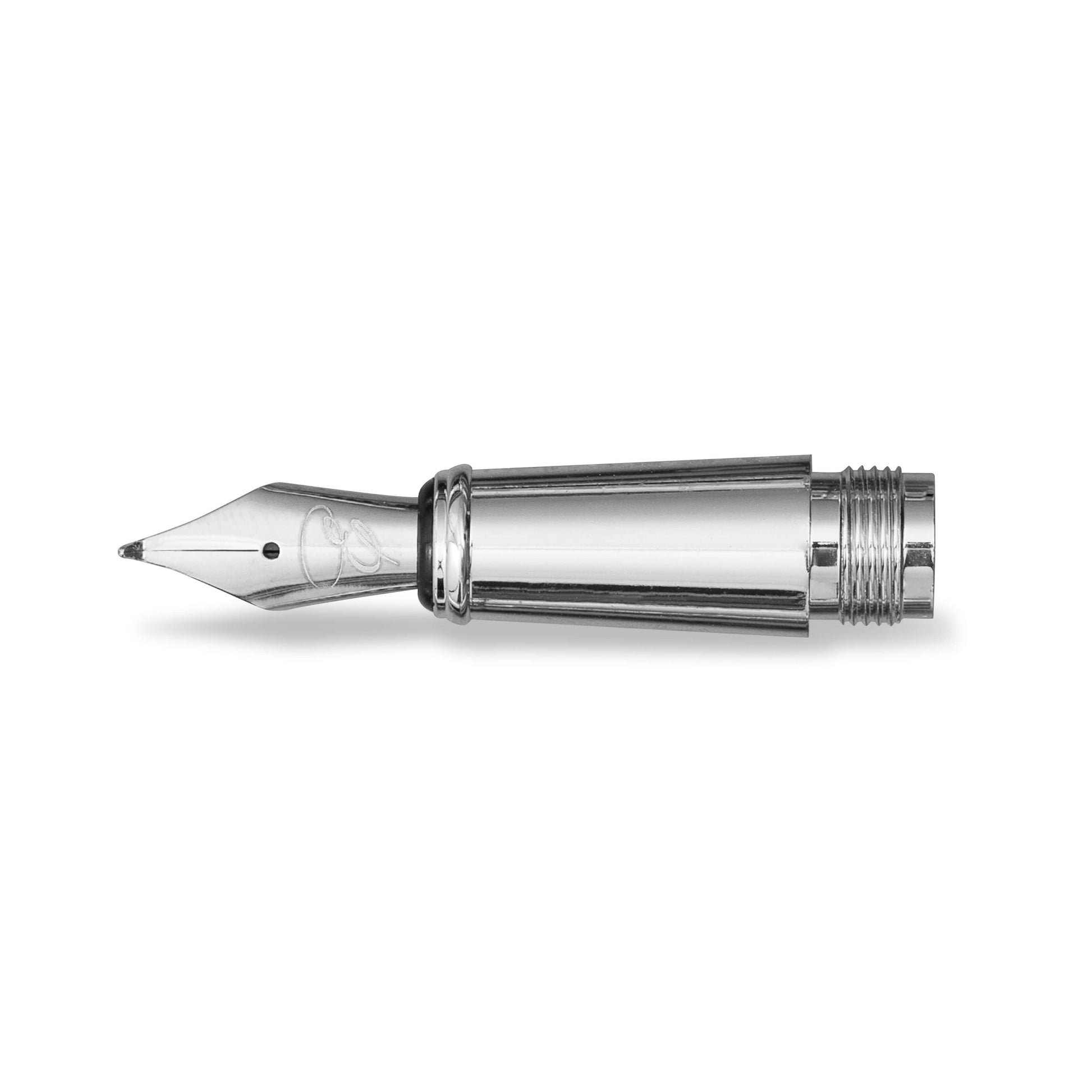 Replacement Nib with Ink Converter - Silver fountain pen