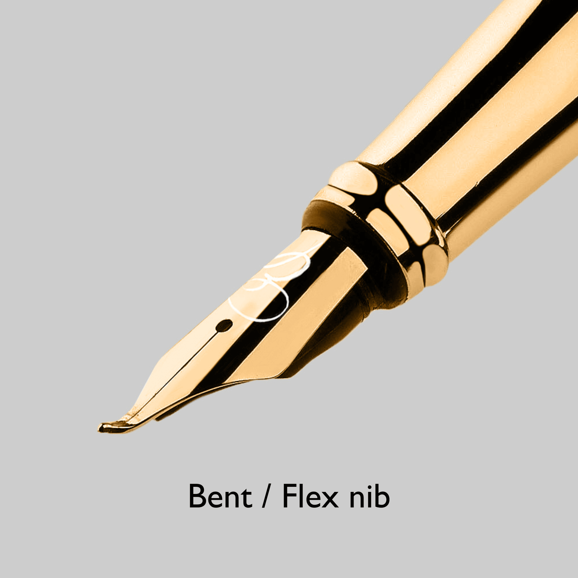 Replacement Nib with Ink Converter - Gold fountain pen