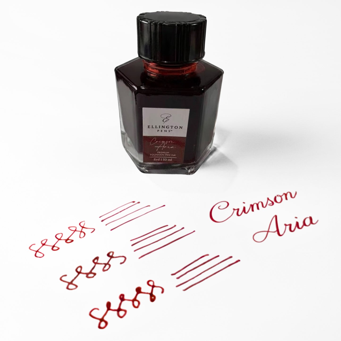 Ink Bottle Crimson Aria Red