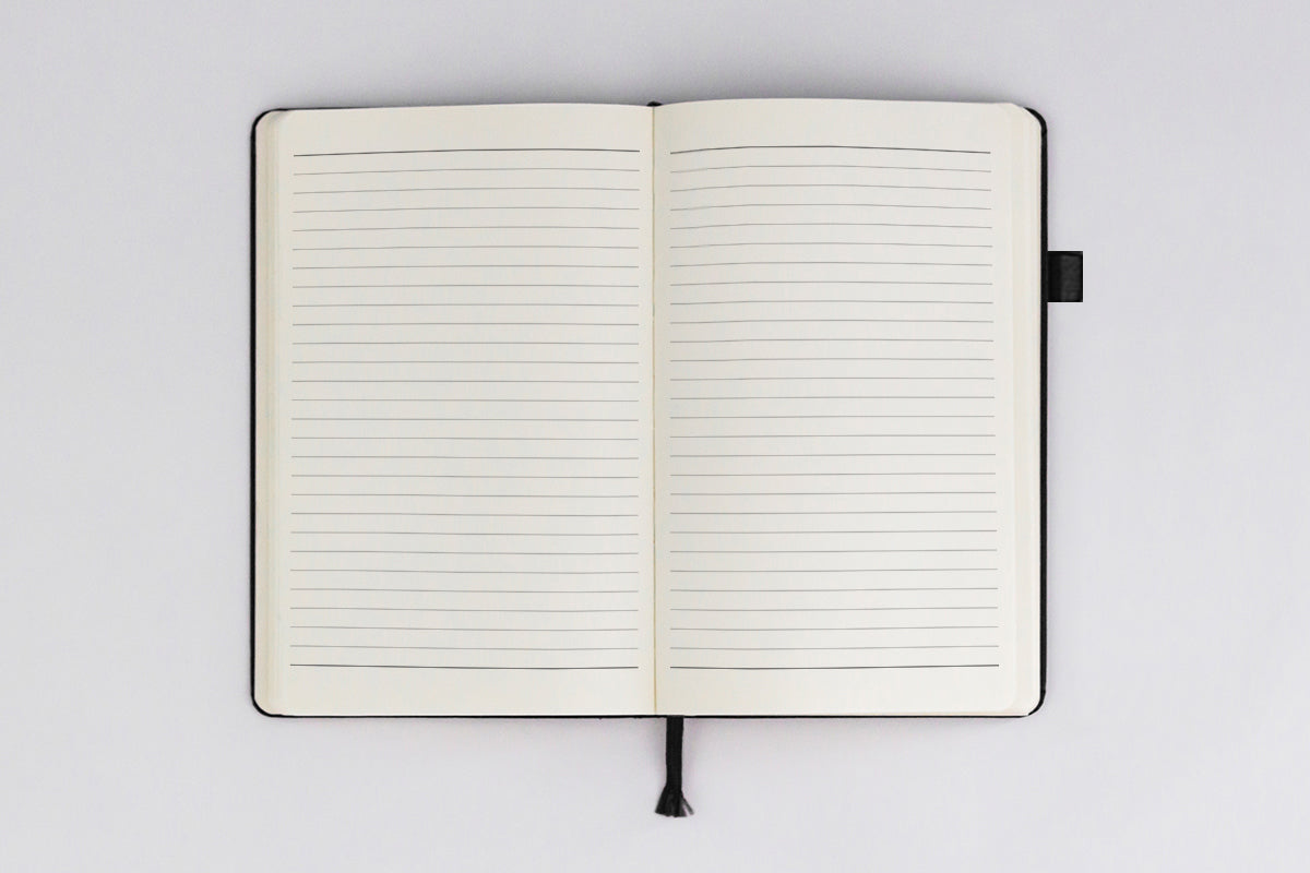 Black Journal - PU Saffiano Leather journal