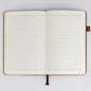 Brown Journal - PU Saffiano Leather journal