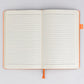 Orange Journal - PU Saffiano Leather journal