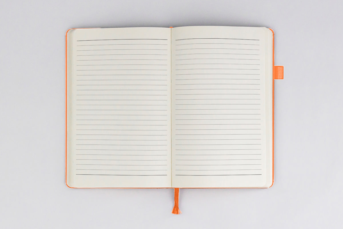 Orange Journal - PU Saffiano Leather journal