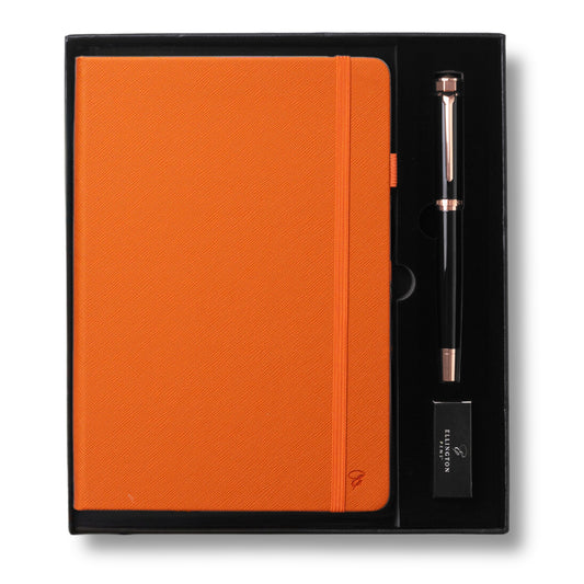 Midnight Rose Journal and Pen Gift Set