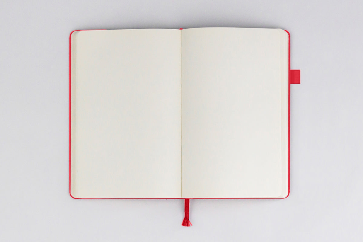Red Journal - PU Saffiano Leather journal